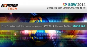 Come See Us SDW 2014 Exhibition & Conference June 16-18, London UK