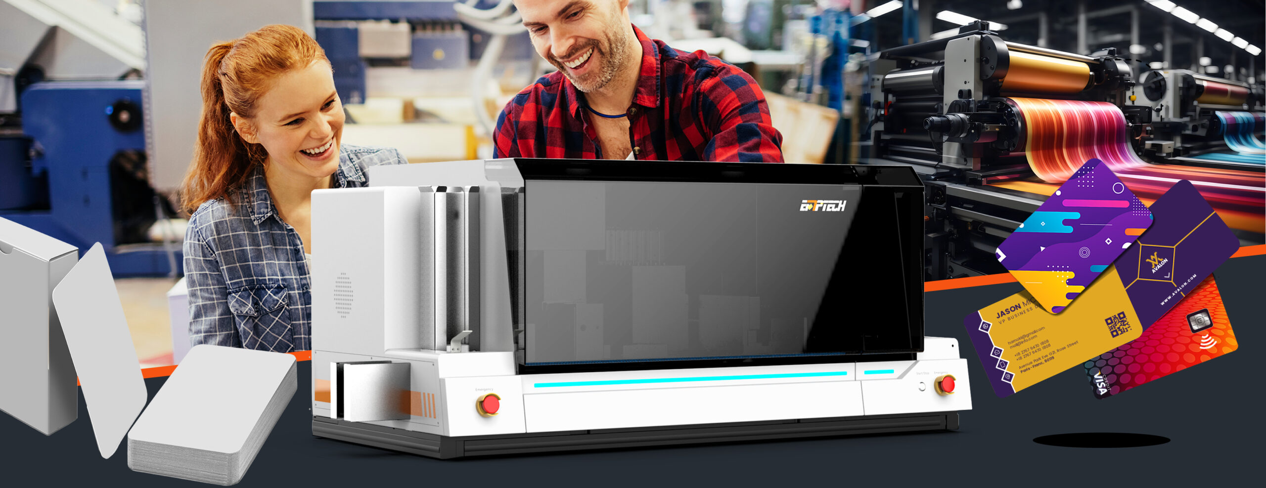 EMP6700 card printer operators